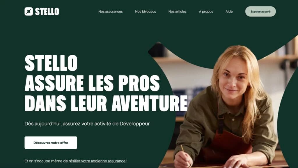 Capture d'écran de l'espace client Stello avec une attestation d'assurance RC Pro