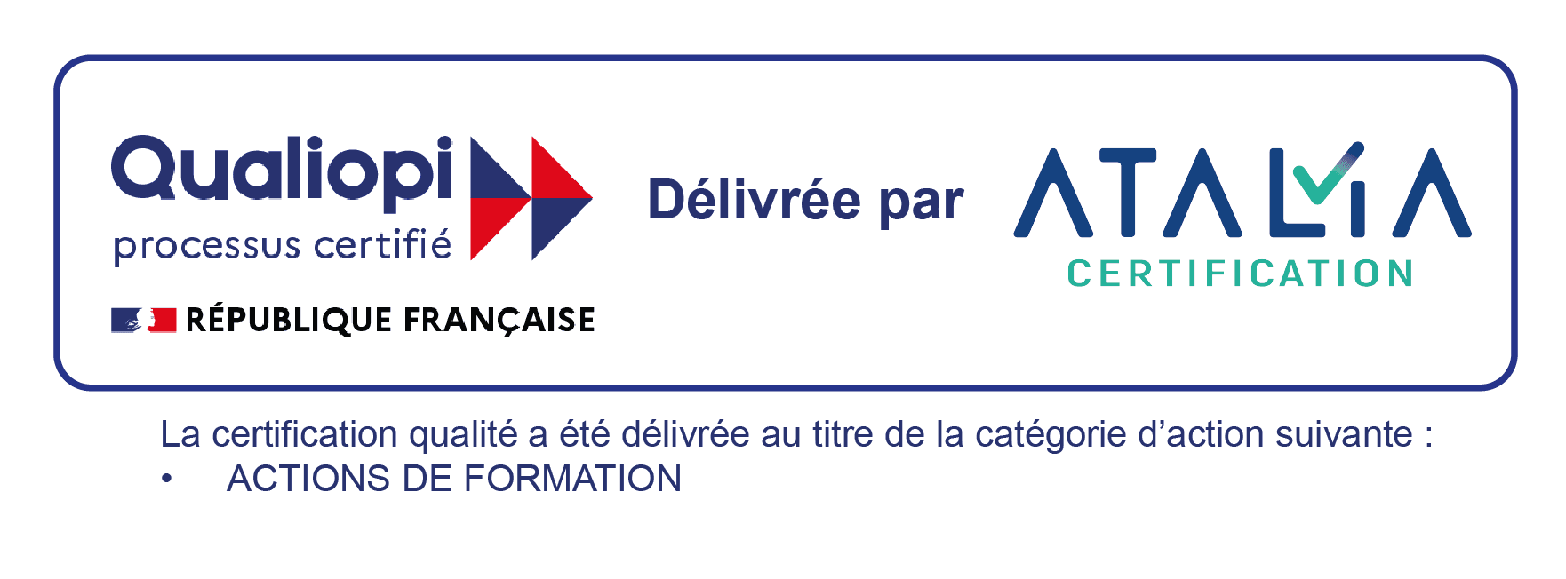 Qualiopi — processus certifié